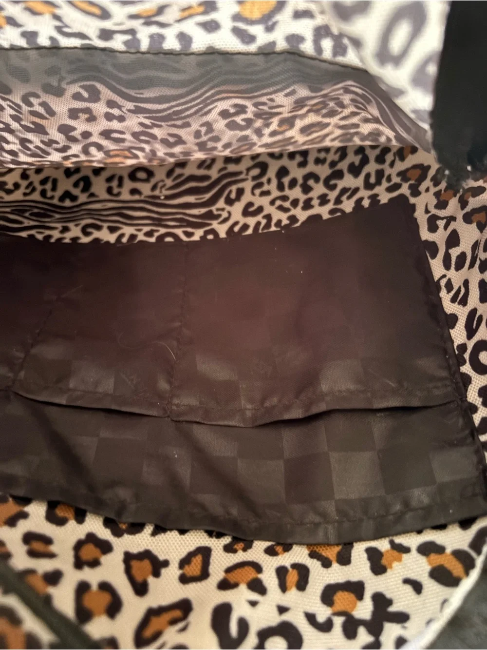 Vans Leopard & Zebra Print Backpack - White, Black & Brown